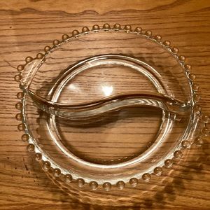 Candlewick relish dish